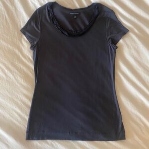 Banana Republic navy, lightweight dressy t-shirt. Women's L. only worn once.